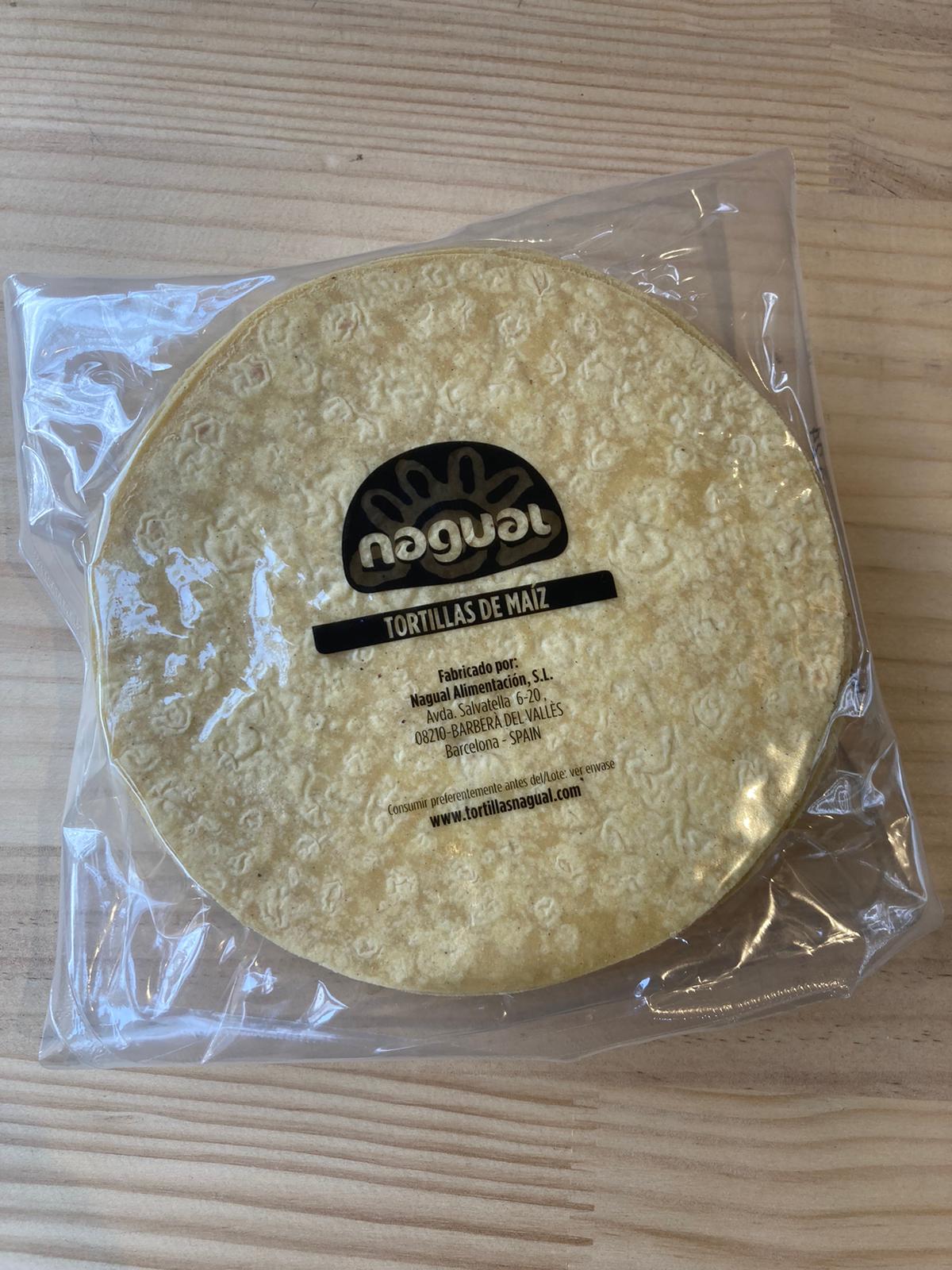 Tortillas de maíz nagual 15cm