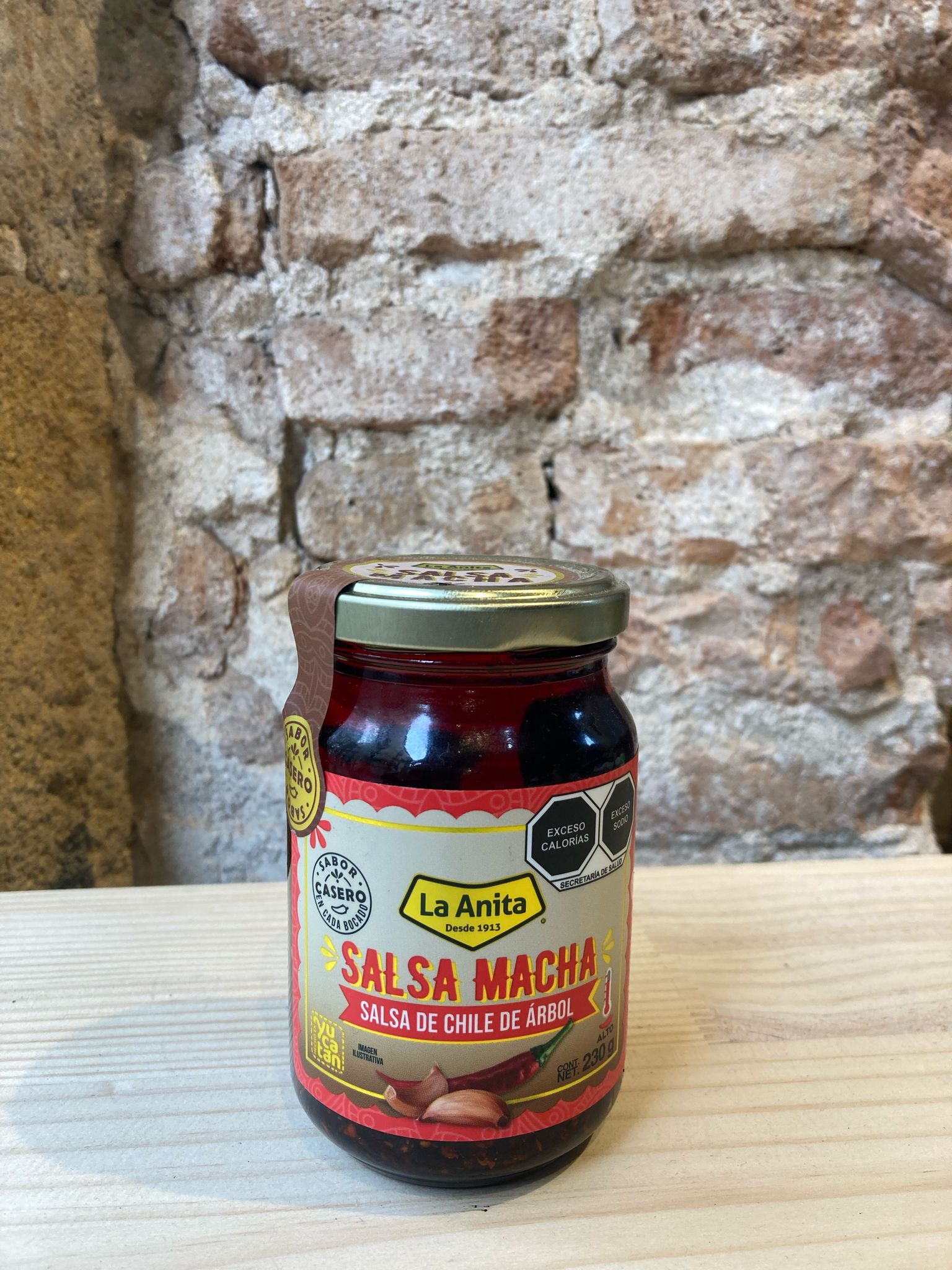 Salsa macha de árbol La Anita
