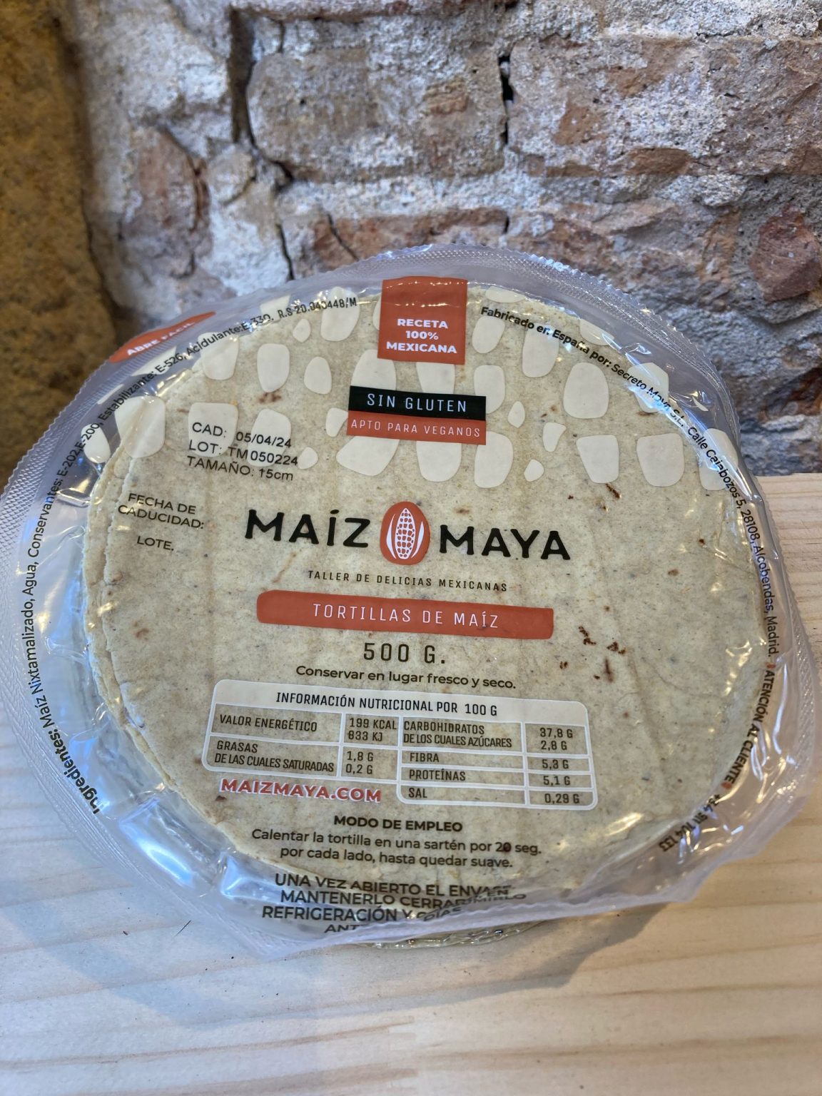Tortillas de maíz