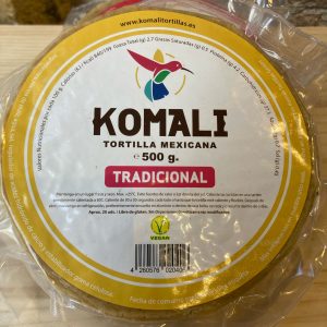 Tortillas de maíz Komali.