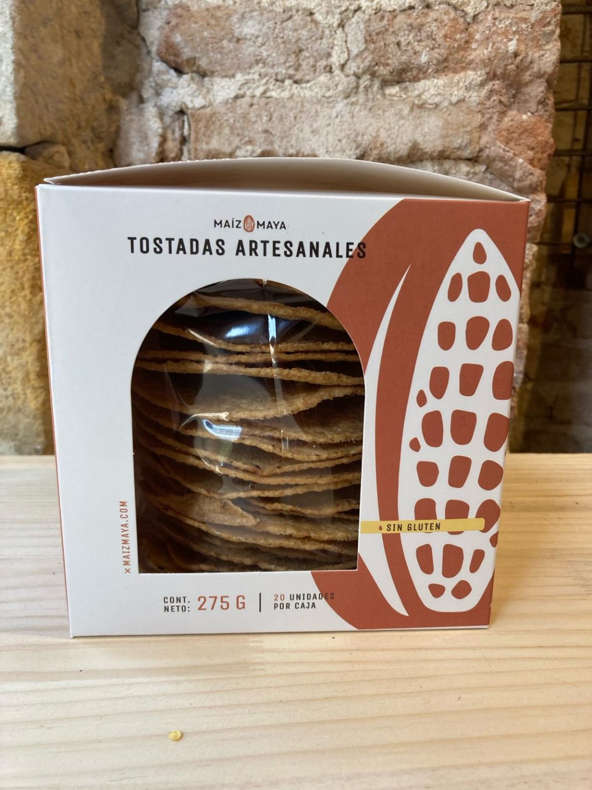 Tostadas de maíz maya