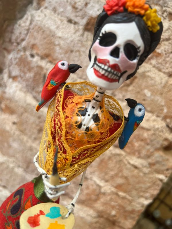 Catrina inspirada en Frida