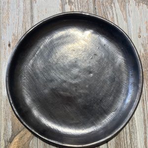 Plato de barro negro de Oaxaca, México