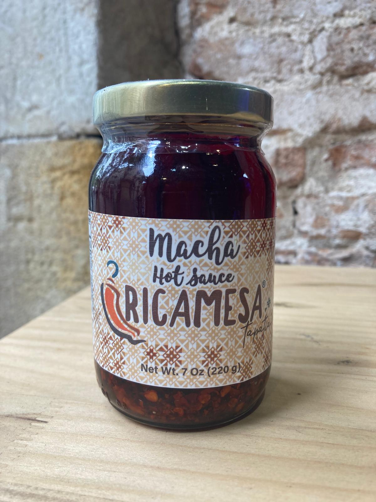 Salsa macha de chile de árbol en Barcelona