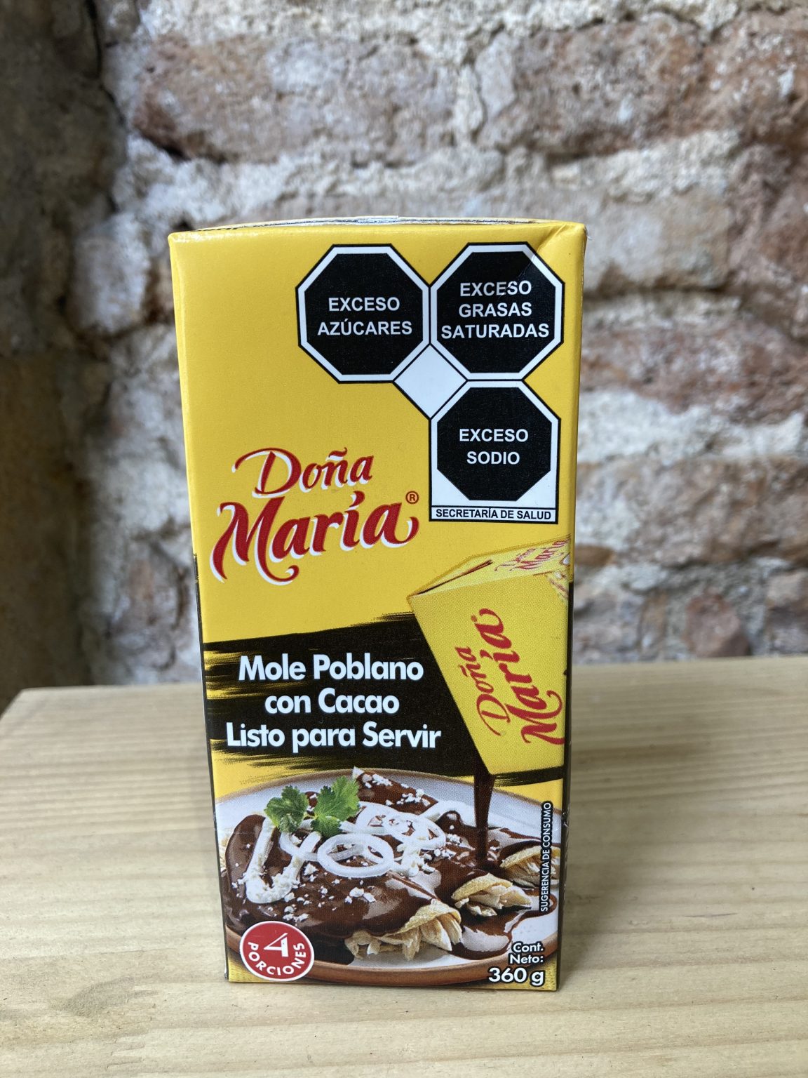 Mole fácil de preparar. Brick. Tienda Barcelona