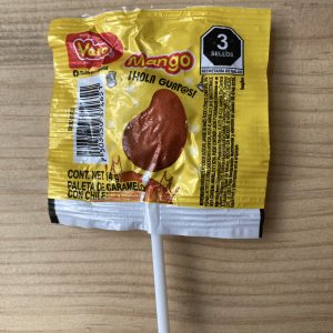 Paleta con sabor a mango