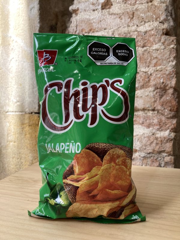 Chips jalapeño de origen mexicano