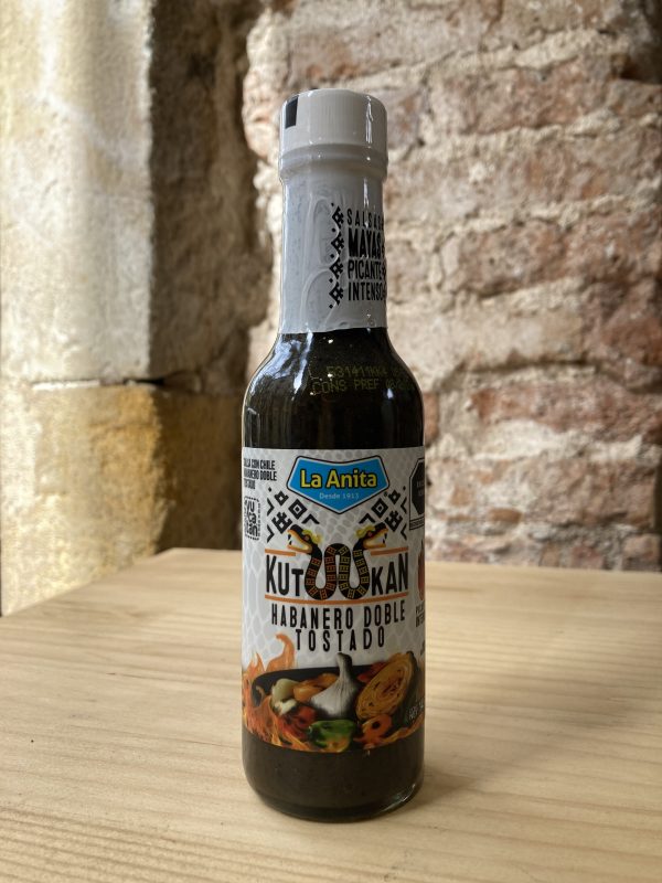 Salsa de habanero tostado, muy picante