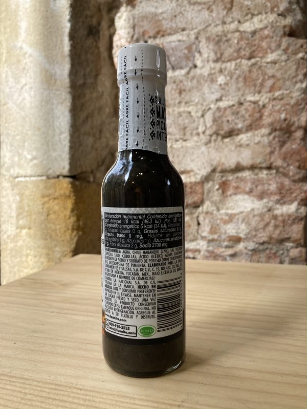 Salsa muy picante de habanero mexicano