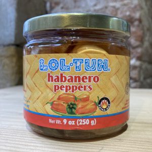 Chiles habaneros en conserva muy picantes