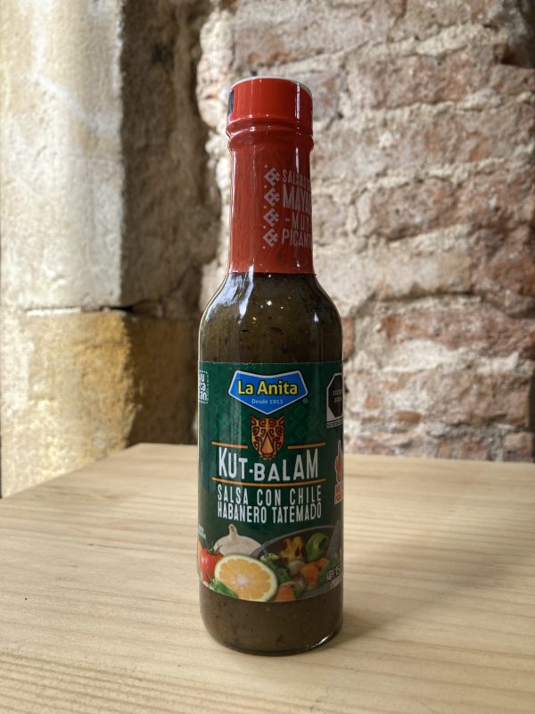 Salsa de habanero con tomatillo verde muy picante