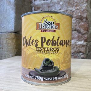Chile poblano en conserva