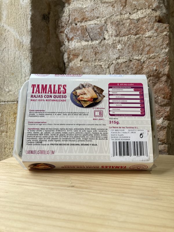 Tamales de oaxaqueños listos para servir de La Reina de las tortillas