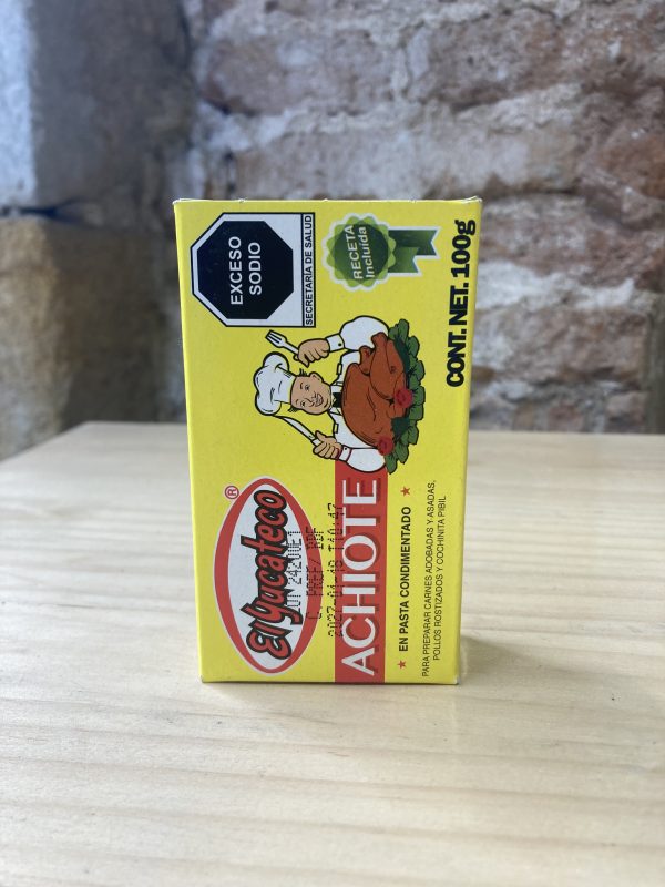 Achiote para receta de cochinita pibil