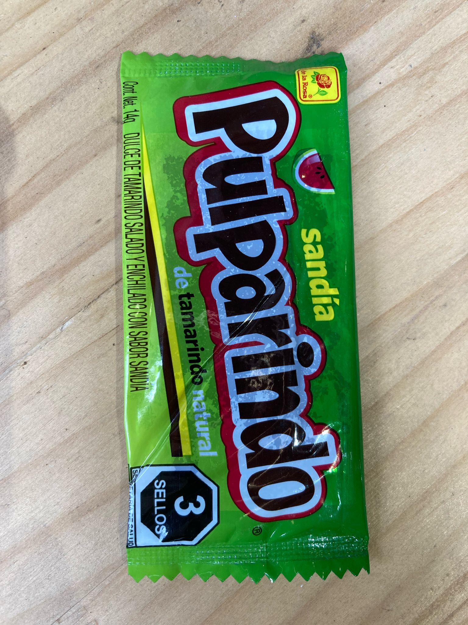 Pulparindo sabor sandía en tienda mexicana en Barcelona