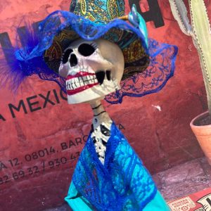 Catrina con pájaro