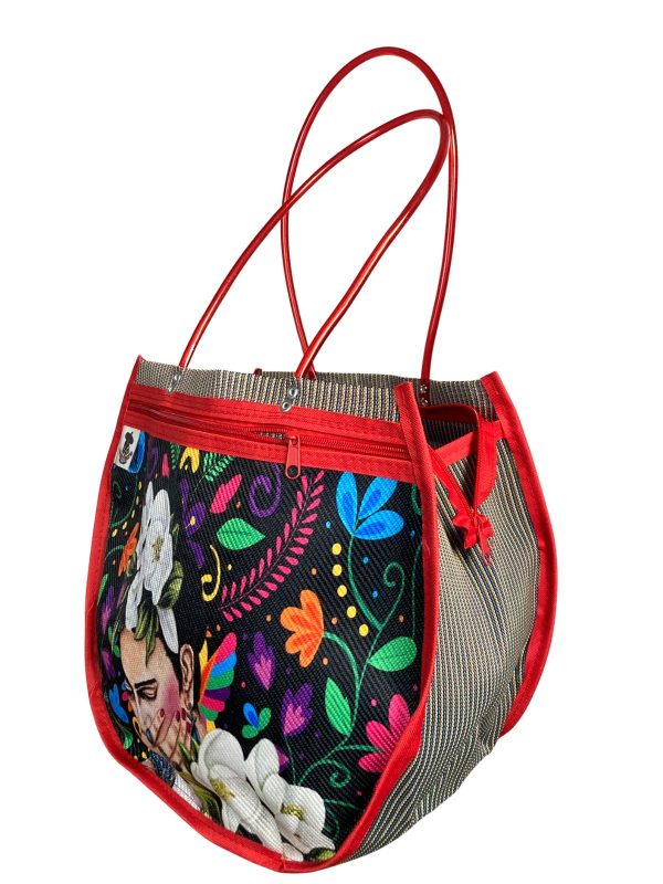 Bolso con dibujo de Frida