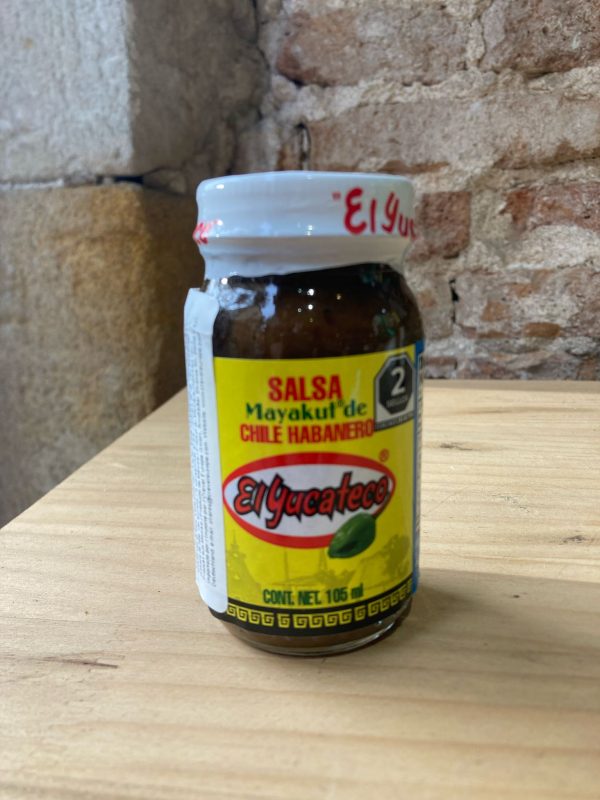 Salsa muy picante de chile habanero