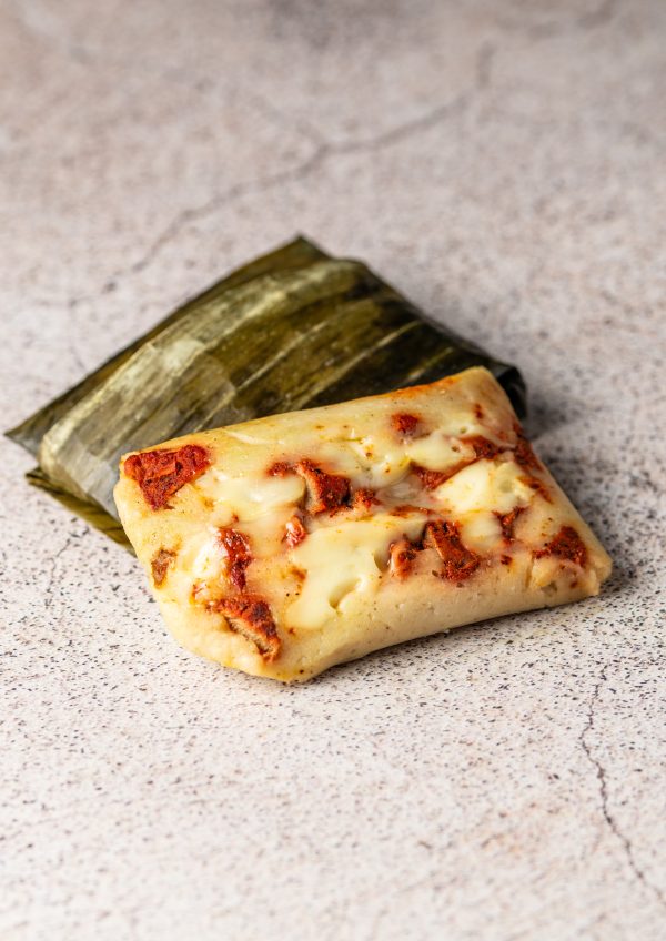 Tamales de pastor con queso artesanales