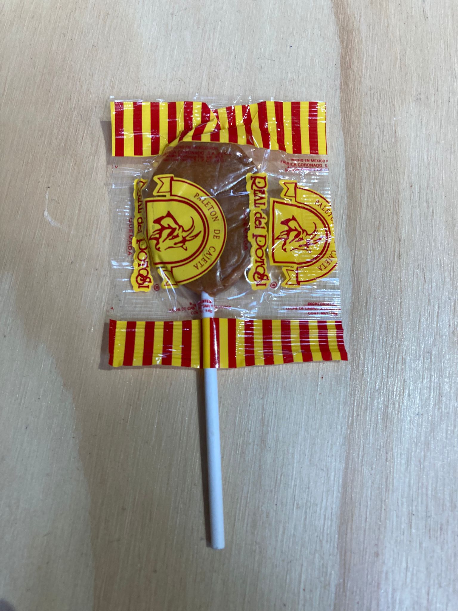Piruleta de Cajeta de dulce de leche