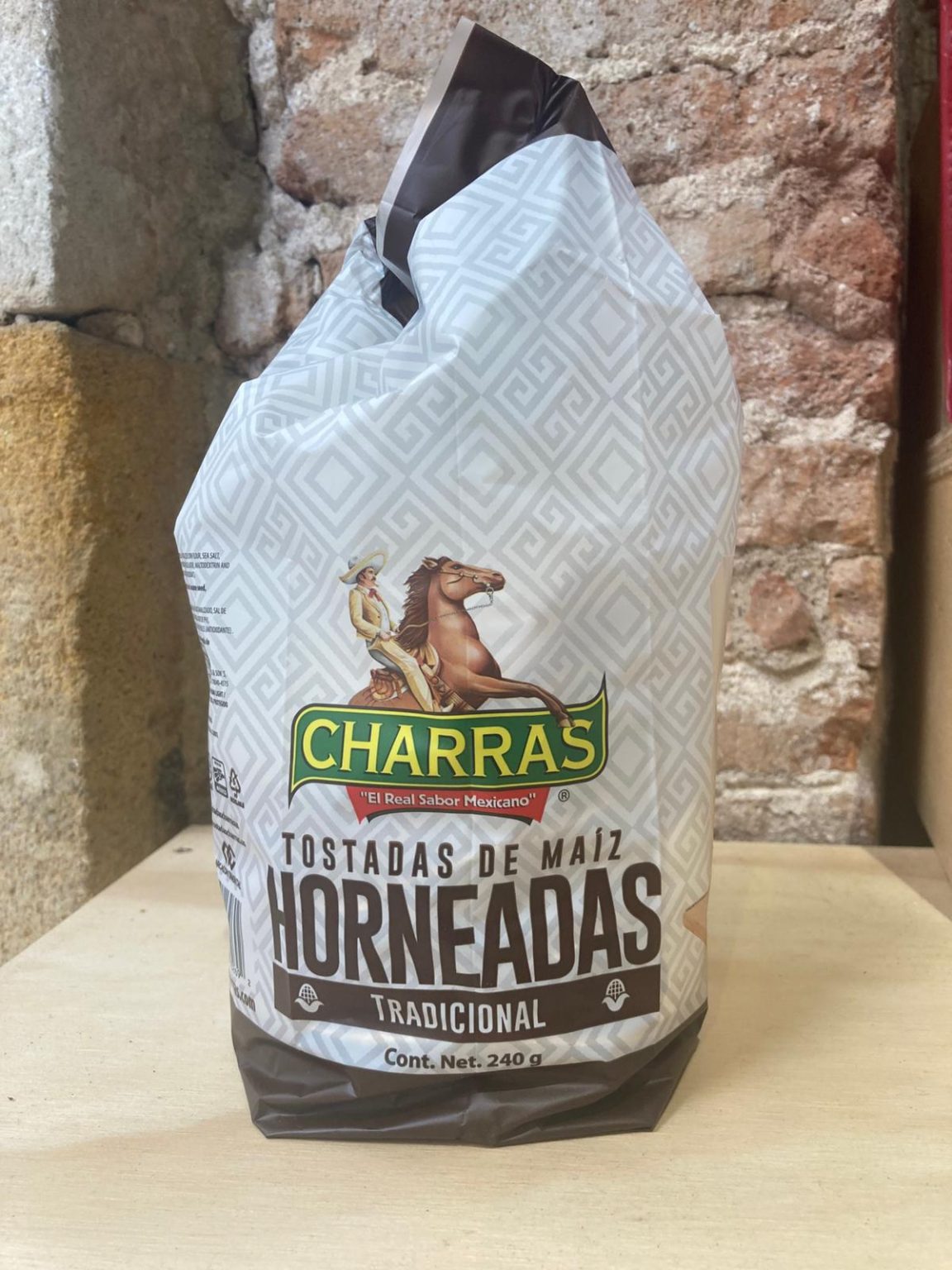 Tostadas de la marca Charras en tienda en España