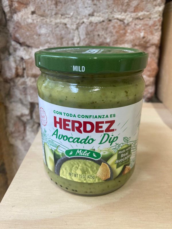Dip de guacamole mexicano de la marca Herdez en Barcelona