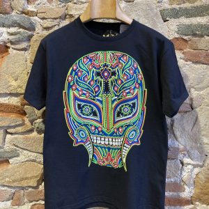 Camiseta de Rey Mysterio en tienda en Barcelona