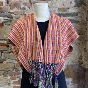 Rebozo colorido en Barcelona