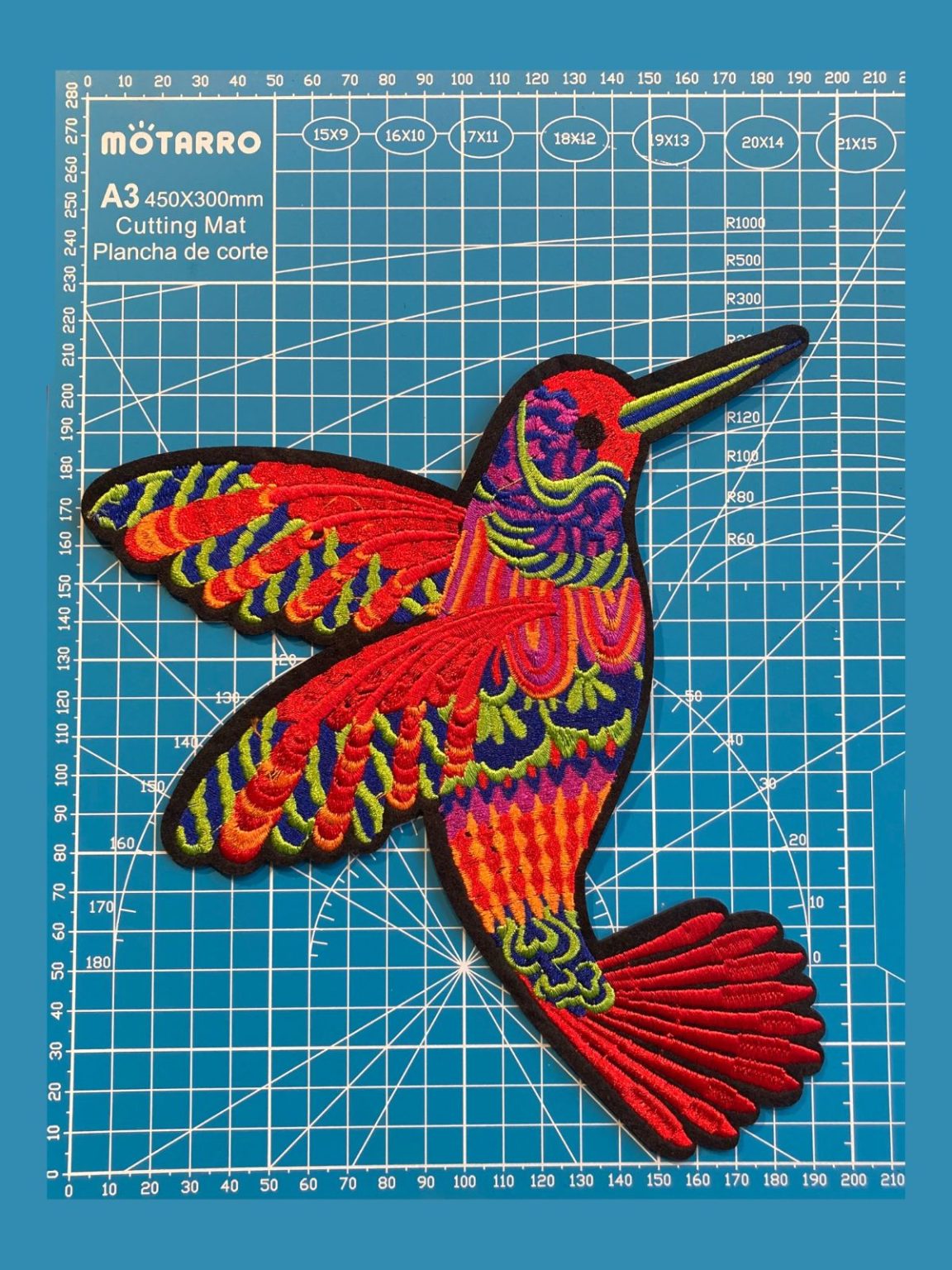 Parches termoadhesivos de Colibrí para decorar ropa