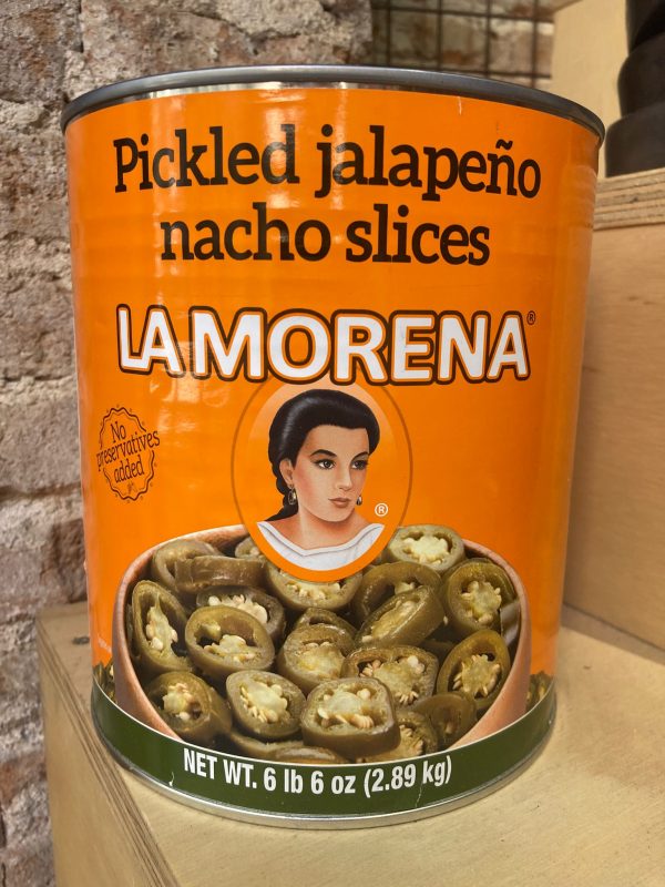 Lata grande de chiles jalapeños nachos